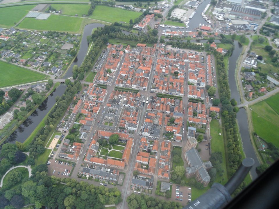 Elburg luchtfoto zomer